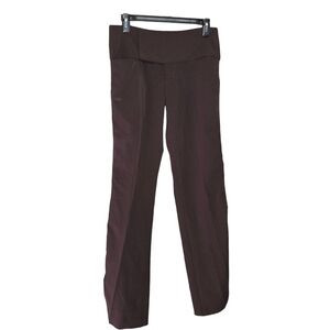 Metro 7 Dark Brown Women's Trousers Size 6 Missy